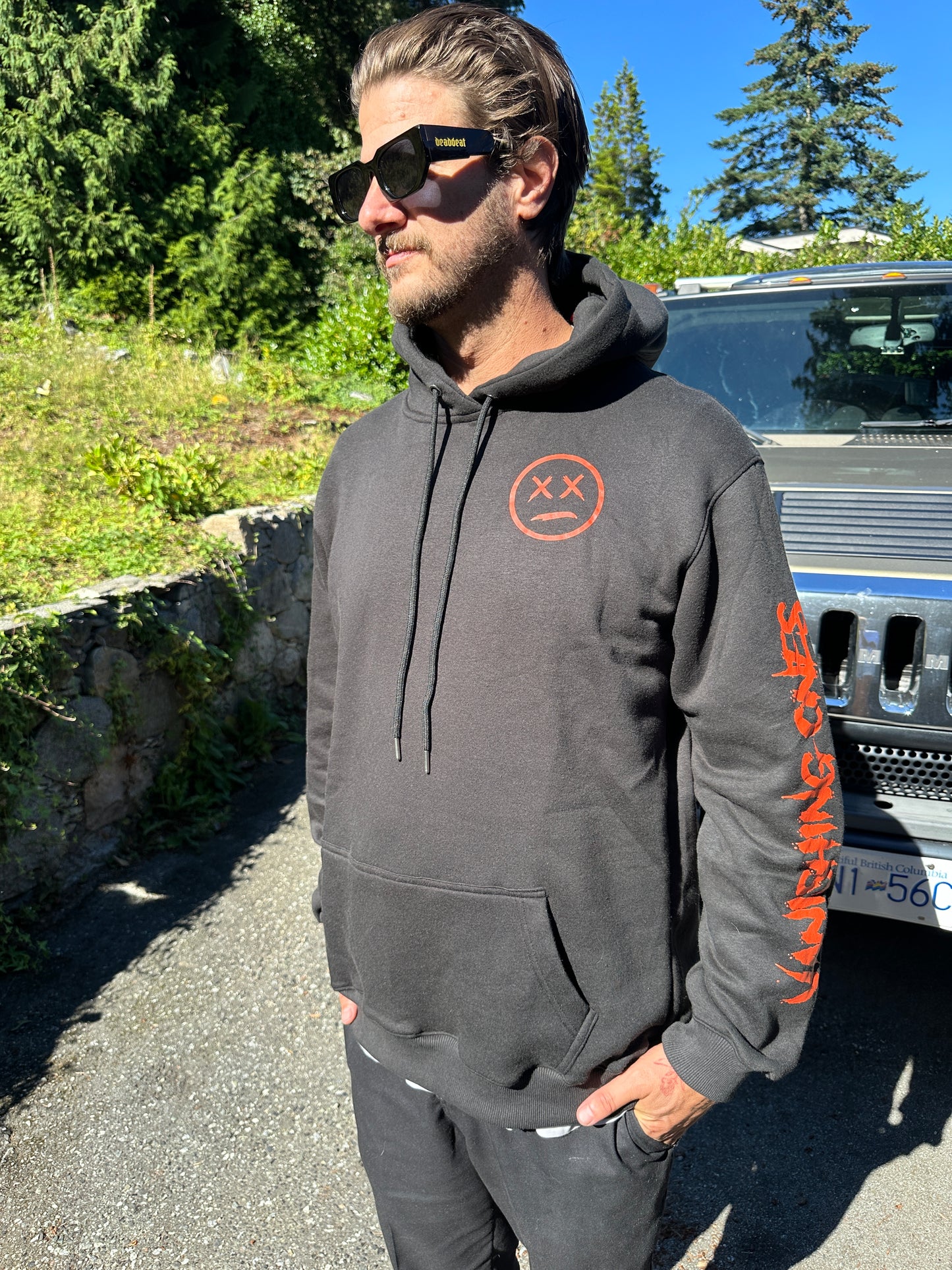 Blood Orange DeadFace Hoodie