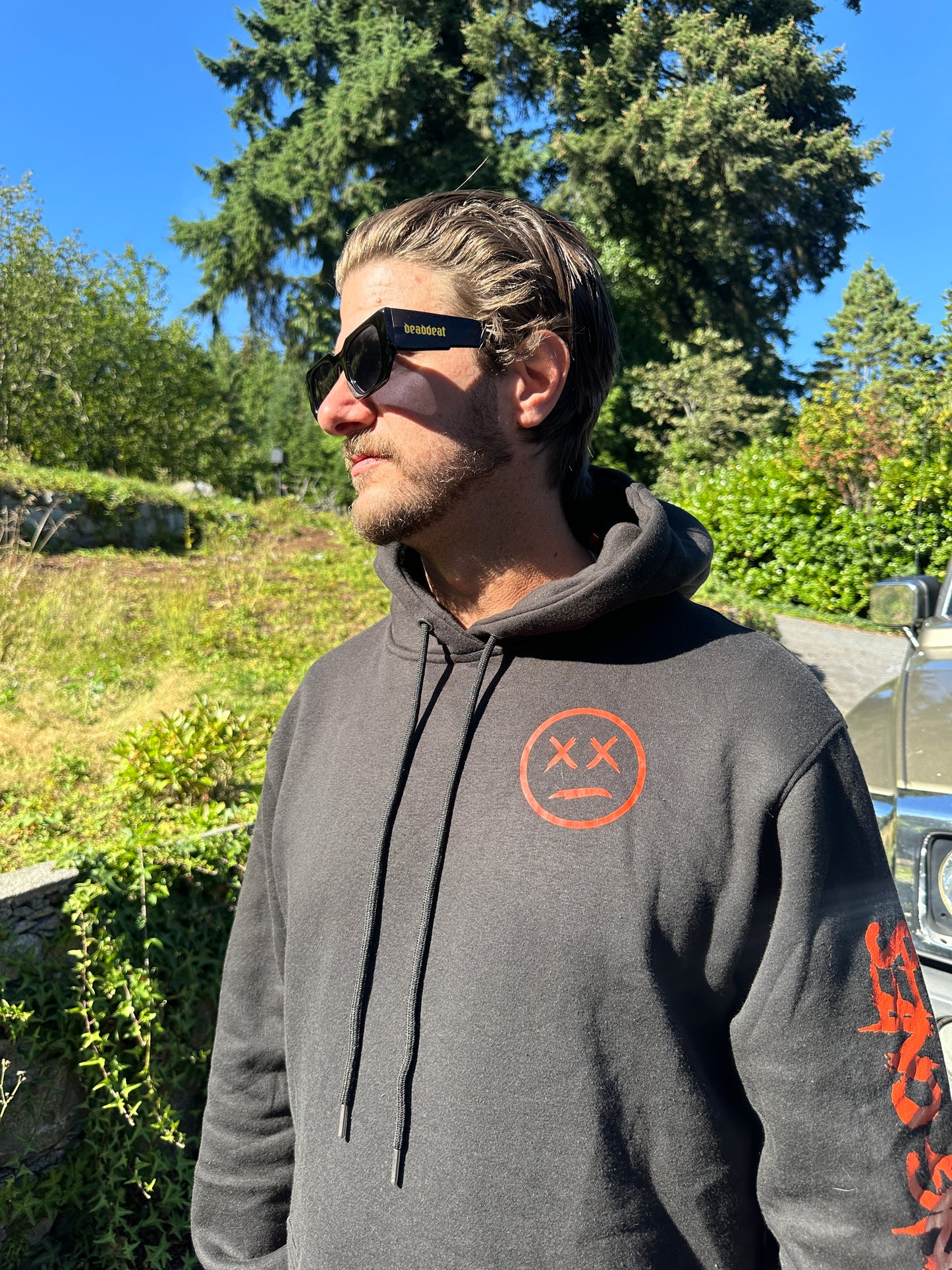 Blood Orange DeadFace Hoodie